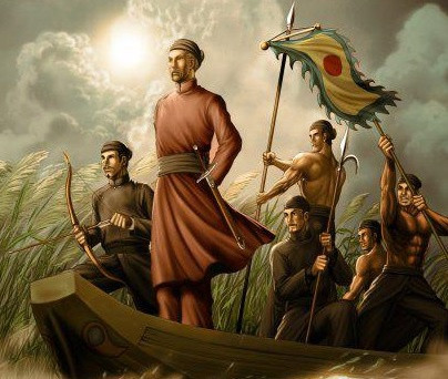 Từ cuối năm 1413, quân Hậu Trần ngày càng suy yếu, không thể chống lại quân Minh, Đặng Dung rơi vào tay giặc. Trên đường bị chúng giải về Trung Quốc, ông đã tuẫn tiết. Trước khi qua đời, ông để lại bài thơ Thuật hoài được khắc trên mạn thuyền, sau được nhiều người truyền tụng, trong đó có 2 câu cuối: Thù trả chưa xong đầu đã bạc / Gươm mài bóng nguyệt biết bao rày.