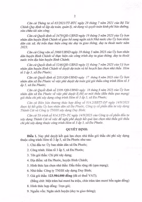 TP HCM: Cty Duy Binh 1 ngay trung 3 goi thau tai UBND xa Da Phuoc-Hinh-5