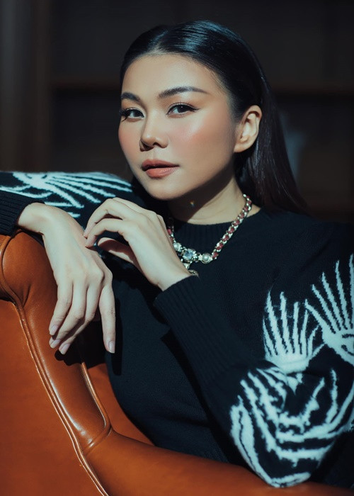 Tháng 10/2020, trên Elle, Thanh Hằng cho biết, cô độc thân hai năm qua dù xung quanh cũng không ít người bày tỏ. Ảnh: FB Thanh Hằng