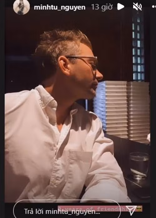 Nhiều khán giả tò mò danh tính bạn trai của Minh Tú. Ảnh: chụp màn hình