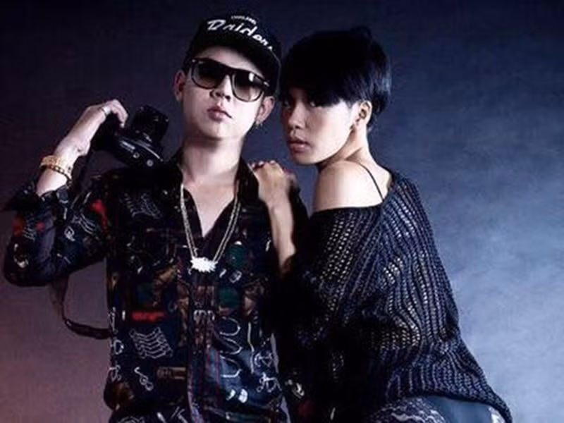 Cách đây nhiều năm, Minh Tú hẹn hò rapper Andree. Ảnh: Pose