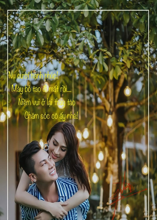 Sau tuyên bố chia tay, Phi Hùng chia sẻ ảnh cũ bên Lâm Khánh Chi. Ảnh: FB Phi Hùng