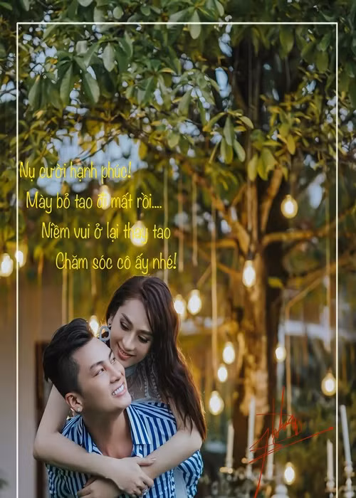 Sau tuyên bố chia tay, Phi Hùng chia sẻ ảnh cũ bên Lâm Khánh Chi. Ảnh: FB Phi Hùng