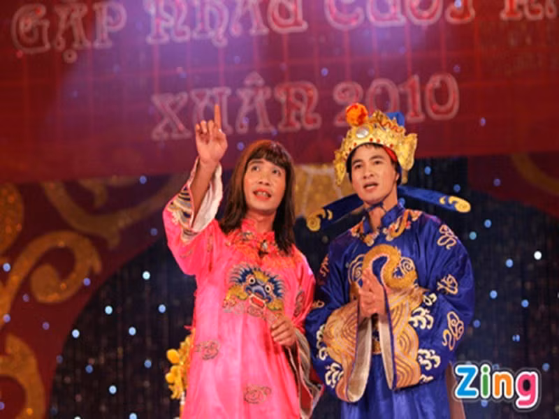 Xuân Bắc và Công Lý trở thành cặp bài trùng trong Táo Quân. Ảnh: Zing