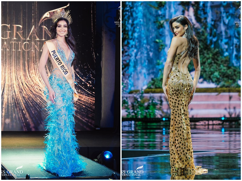 Ngoài Thùy Tiên, đại diện Puerto Rico - Vivianie Diaz-Arroyo cũng là ứng cử viên nặng ký cho vương miện Hoa hậu Hòa bình Quốc tế 2021. Vivianie sở hữu vẻ đẹp nóng bỏng phù hợp với tiêu chí của cuộc thi. Trước khi thi quốc tế, cô lọt top 10 Hoa hậu Hoàn vũ Puerto Rico năm 2019. Ngoài nhan sắc, Vivianie được chú ý còn bởi có thể nói thông thạo tiếng Anh, Tây Ban Nha và ngôn ngữ ký hiệu.