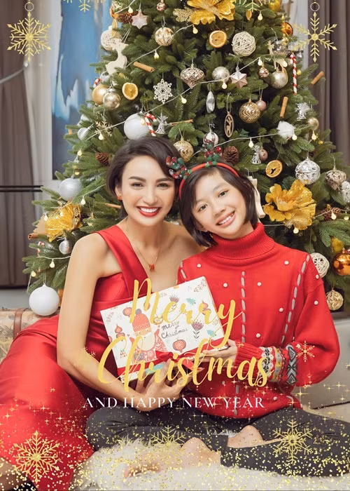 Chiko - con gái của Ngọc Diễm bằng tuổi Subeo. Cô nhóc thừa hưởng những nét đẹp của mẹ như đôi mắt tròn, chiếc mũi cao và nụ cười tươi tắn. Ảnh: FB Ngọc Diễm