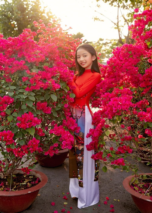 Người hâm mộ của Ngọc Diễm khen bé Chiko như tiểu mỹ nhân. Ảnh: FB Ngọc Diễm