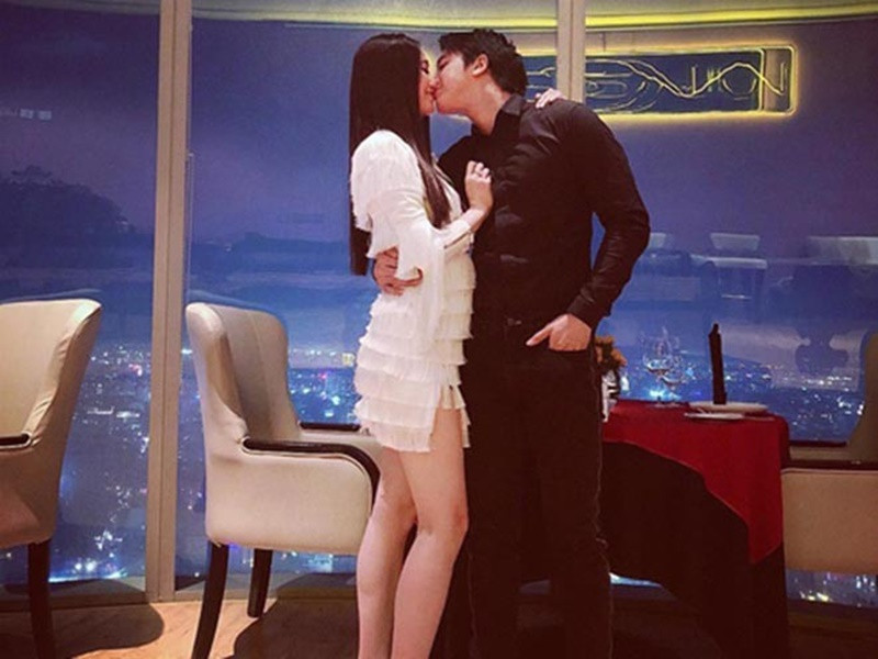 Khánh My từng chia sẻ: “Tiến Vũ luôn quan tâm, nâng niu, chiều chuộng và rất tâm lý. Tiến Vũ muốn tôi làm cô dâu của anh ấy". Ảnh: Thế giới trẻ