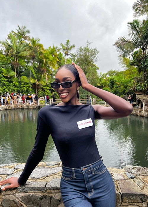 Hiện tại, dàn đối thủ mạnh của Olivia có các đại diện của: Venezuela, Ba Lan, Malaysia, Bahamas, Ấn Độ, Pháp, Colombia, Nam Phi, Philippines, Nhật Bản, Paraguay. Ảnh: FB Olivia Yace