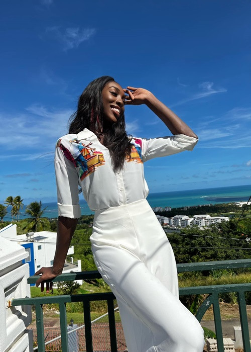 Theo Missosology, đại diện Bờ Biển Ngà đang dẫn đầu cuộc bình chọn trên một ứng dụng. Ảnh: FB Olivia Yace