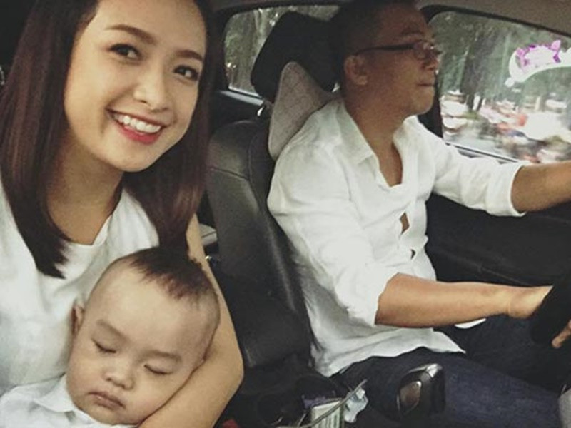 Ngày 29/10/2015, Lê Bê La hạ sinh con trai đầu lòng. Nhóc tì nhà nữ diễn viên có tên thân mật là Monkey. Ảnh: Khám phá