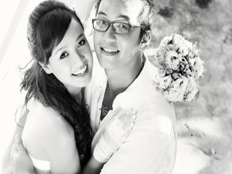 Chồng cũ của Lê Bê La là phó đạo diễn Hải Thanh. Anh và Lê Bê La kết hôn năm 2012 sau khi cả hai hợp tác trong phim “Cổng mặt trời”. Ảnh: Khám phá