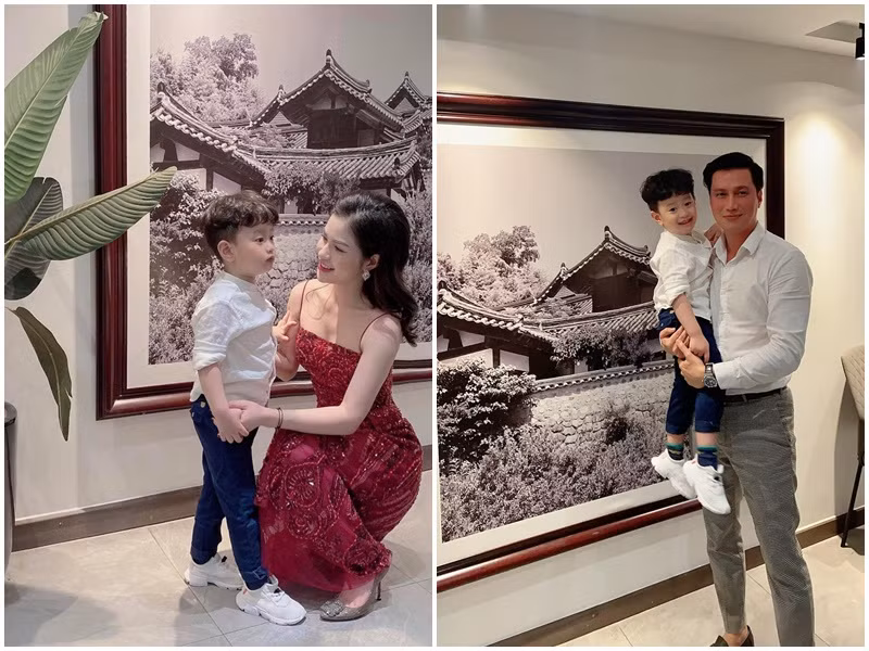 Vợ cũ của Việt Anh từng phủ nhận nghi vấn tái hợp. "Công việc của anh Việt Anh khá bận rộn nên chúng tôi cùng nhau đi ăn, mừng sinh nhật anh ấy trước. Hoàn toàn không có chuyện chúng tôi về bên nhau", Hương Trần chia sẻ trên iOne. Ảnh: FB Việt Anh