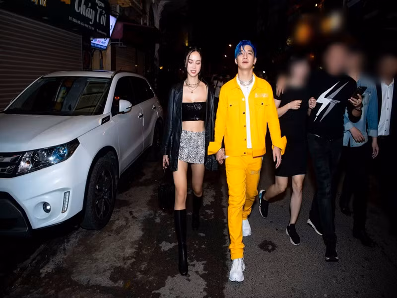 Cường Seven và bạn gái thường xuyên xuất hiện tình tứ bên nhau.