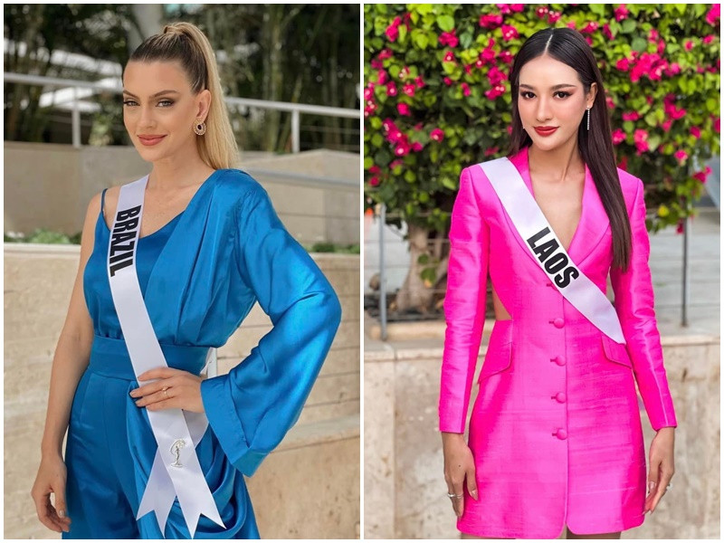 Các đối thủ của Kim Duyên mỗi người một phong cách ở phần thi phỏng vấn kín. Ảnh: Missosology