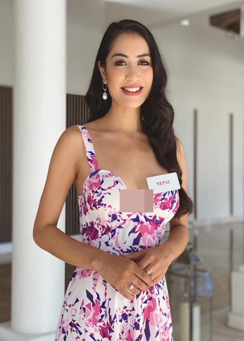 Đại diện Nepal chắc chân vào top 30 chung cuộc. Ảnh: Miss World