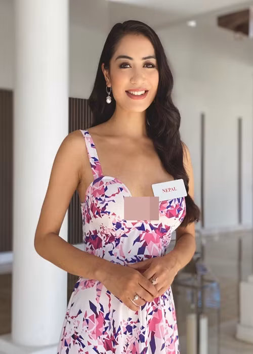 Đại diện Nepal chắc chân vào top 30 chung cuộc. Ảnh: Miss World