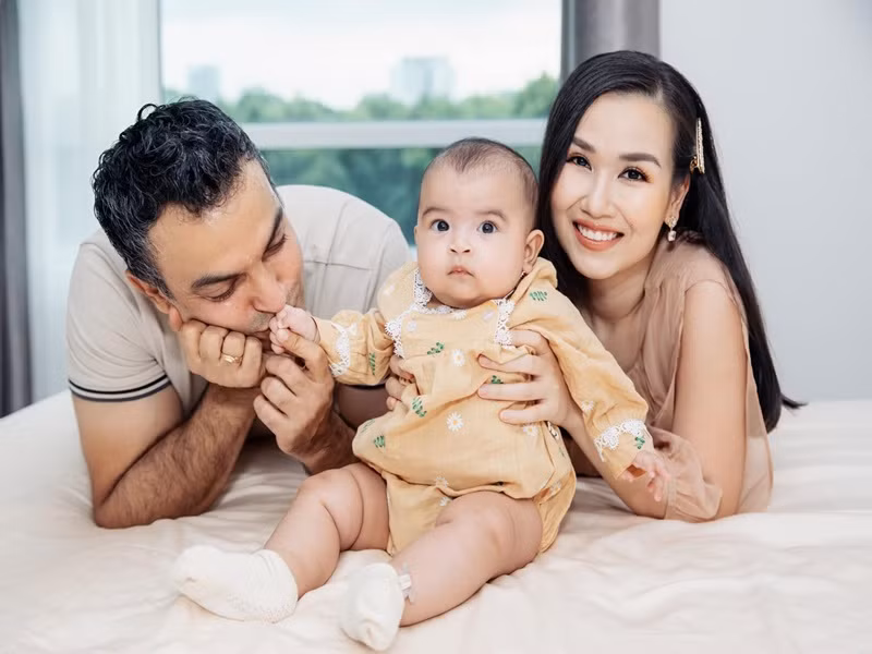 Võ Hạ Trâm và chồng Ấn Độ có nhiều điểm chung về tính cách, cách sinh hoạt nên hầu như hai người ít khi tranh cãi. Ảnh: FB Võ Hạ Trâm