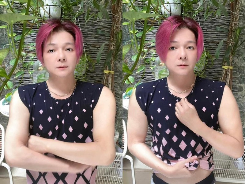 Bà xã của Vũ Hà chăm chồng hết mức. Vũ Hà từng khoe được vợ may áo. Ảnh: Yan