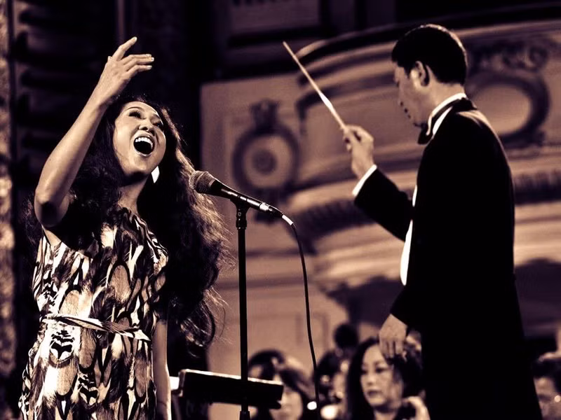 Nguyên Thảo một mình tìm đến TPHCM lập nghiệp. Cô đi hát tại các đám cưới, phòng trà. Nguyên Thảo cho biết, cô không muốn tham gia vào các cuộc thi mà chỉ muốn làm một album chất lượng để chinh phục khán giả. Ảnh: Thương hiệu và pháp luật