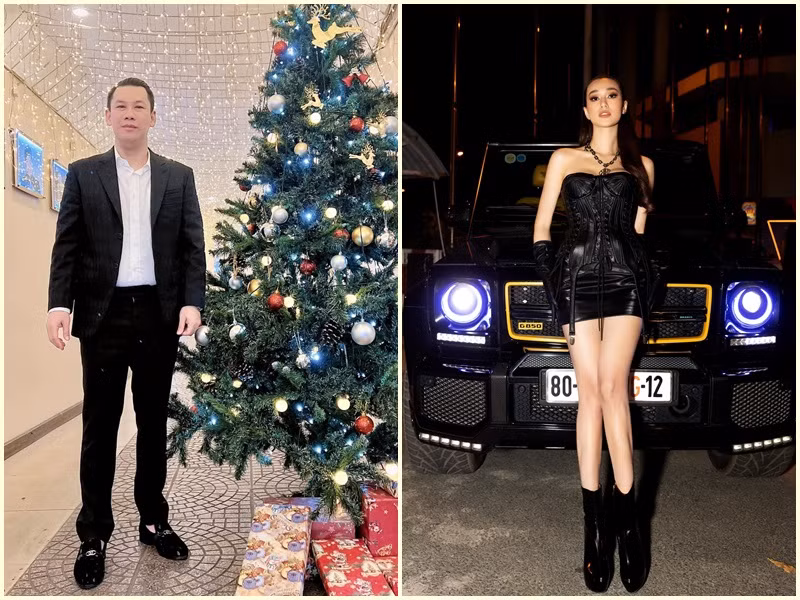 Vì dáng người rất giống cô gái trong clip, Khánh My bị nhiều người réo tên. Hiện tại, phía Khánh My và doanh nhân Đức Huy đều chưa đưa ra phản hồi. Ảnh: FB Đức Huy, Khánh My