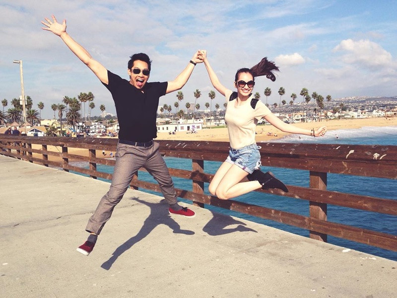 Sau đám cưới, vợ chồng Trúc Diễm tận hưởng tuần trăng mật ở châu Âu.