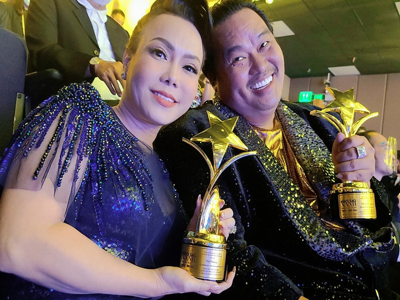 Nữ diễn viên đóng phim của Hoàng Mập. Ảnh: FB Việt Hương