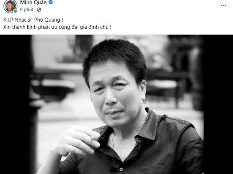 Hiện tại, chưa có thông tin về tang lễ nhạc sĩ Phú Quang.