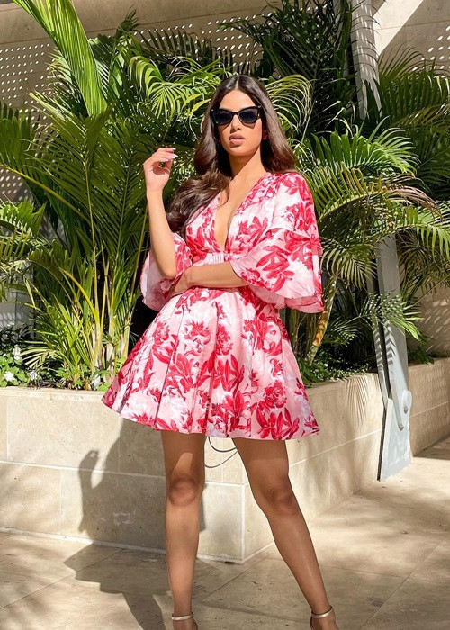 Harnaaz ứng xử thông minh trong chung kết. Ảnh: Miss Diva