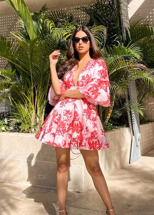 Harnaaz ứng xử thông minh trong chung kết. Ảnh: Miss Diva