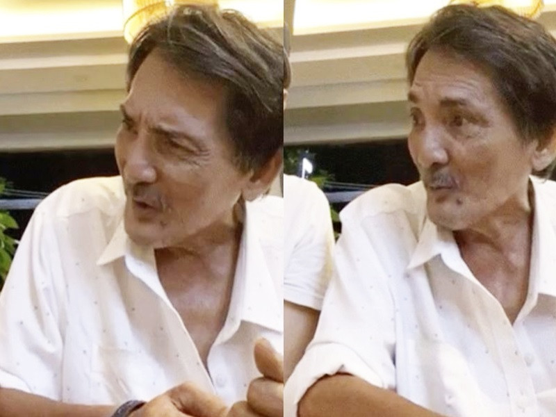 Sau Trịnh Kim Chi, đến lượt MC Phạm Anh bị Thương Tín hoài nghi việc giúp đỡ khi ông bị đột quỵ, được mạnh thường quân ủng hộ hồi tháng 2/2021. Ảnh: Dân Việt