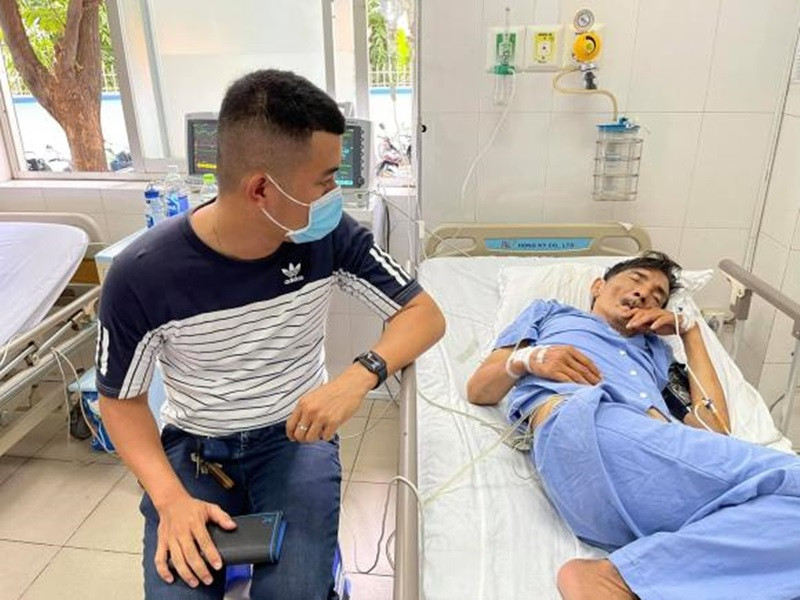 Sau đó, Phạm Anh kêu gọi quyên góp cho nghệ sĩ Thương Tín bằng tài khoản của vợ nam nghệ sĩ. Ảnh: FB Phạm Anh