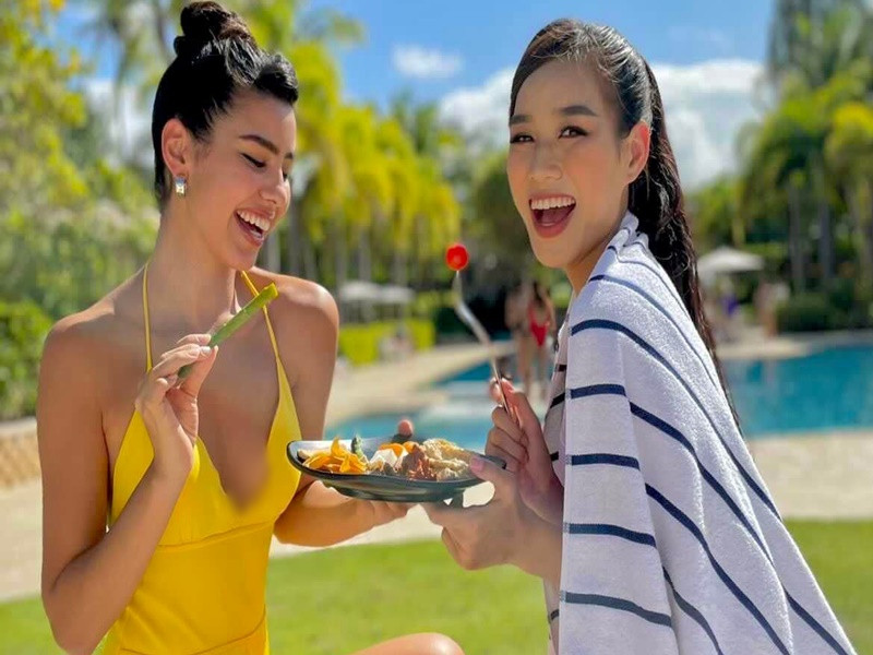 Đại diện Việt Nam Đỗ Thị Hà chia sẻ, cô không biết đánh golf nên không tham gia cùng các thí sinh khác.