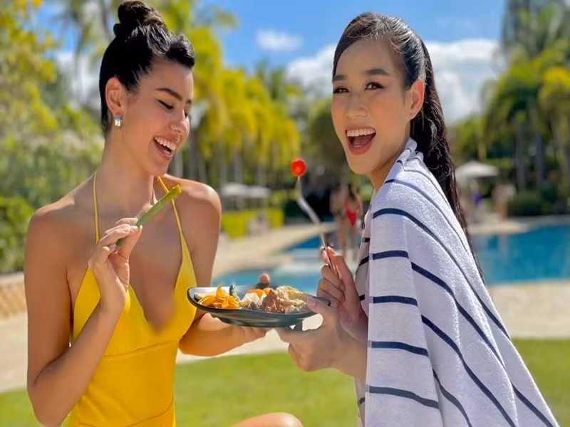 Đại diện Việt Nam Đỗ Thị Hà chia sẻ, cô không biết đánh golf nên không tham gia cùng các thí sinh khác.