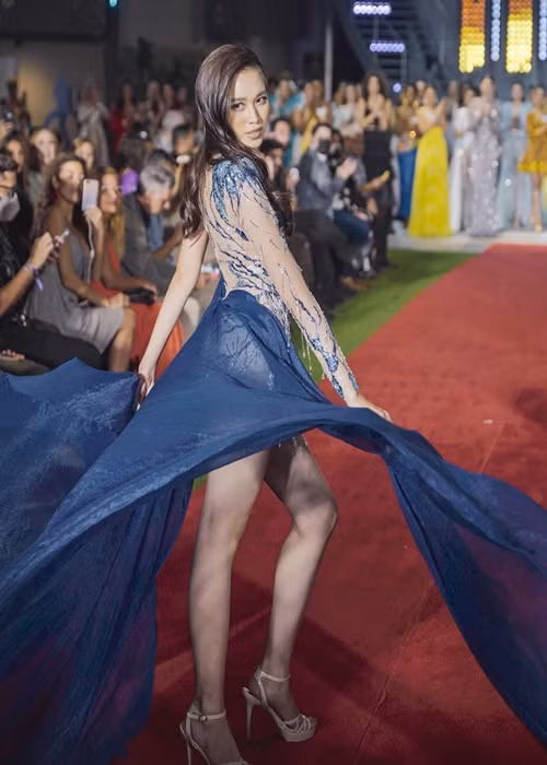 Mới đây, Đỗ Thị Hà lọt top 13 phần thi Top model - Siêu mẫu tại cuộc thi Hoa hậu Thế giới. Ảnh: Miss World