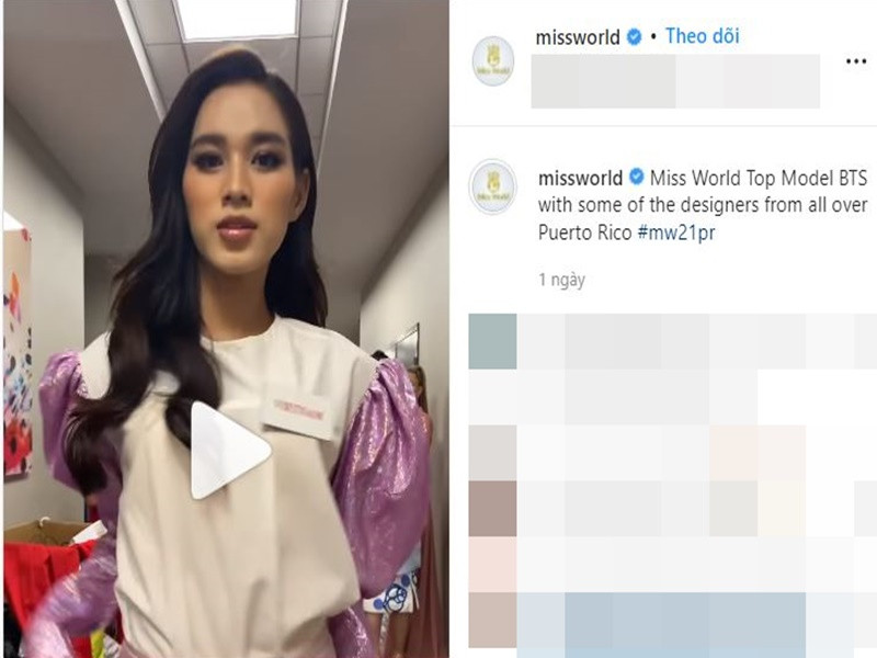 Đại diện Việt Nam xuất hiện trong video hậu trường phần thi Siêu mẫu.