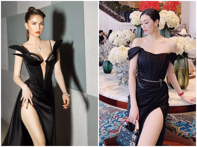 Trước khi hẹn hò và chia tay Tiến Vũ, Khánh My có đường tình duyên khá ồn ào. Năm 2015, Ngọc Trinh chia sẻ chuyện tình cảm với bạn trai đại gia gặp trục trặc vì người thứ ba và đá xéo tình địch là “yêu nhền nhện”. Khánh My bị nghi là người thứ ba này. Ảnh: FBNV