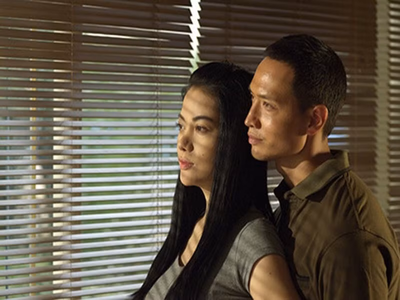 Trong “Hương Ga”, Trương Ngọc Ánh và Kim Lý vào cặp vợ chồng giang hồ Hương Ga và Tùng Hero. Sau khi phim kết thúc, cả hai hẹn hò. Ảnh: Zing