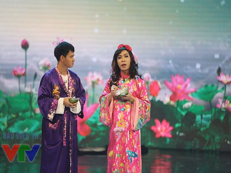 Công Lý thừa nhận anh giống nhân vật Bắc Đẩu ở độ sắc sảo, đanh đá, chua ngoa. Tuy nhiên, ngoài đời, Công Lý không giống “cô Đẩu” ở sự nữ tính, điệu đà và chất giọng "eo éo". Ảnh: VTV