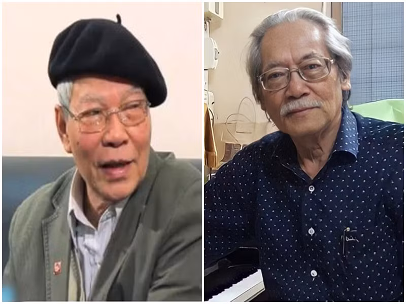 Cũng trong năm 2021, NSND Ngô Mạnh Lân (trái) qua đời, hưởng thọ 87 tuổi, nghệ sĩ Quốc Trụ mất ở tuổi 80. Ảnh: Người lao động, Lao động