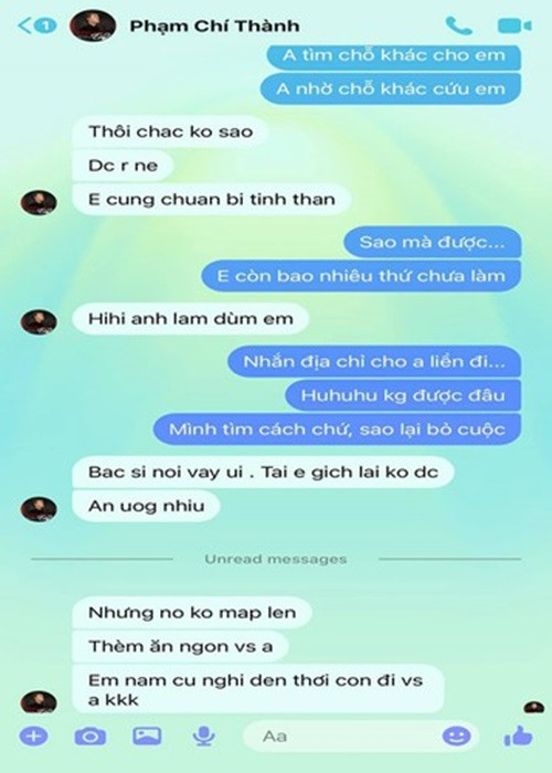 Chí Thành cho biết, anh đã chuẩn bị tinh thần để đón nhận tình huống xấu nhất, mong Trịnh Tú Trung hãy thực hiện thay anh những dự định còn dang dở. Ảnh: FB Trịnh Tú Trung