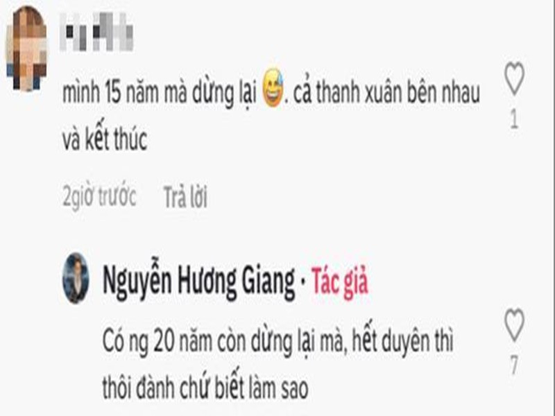 Hương Giang còn có những bình luận ẩn ý khi trò chuyện cùng khán giả như “Có người 20 năm vẫn dừng lại mà, hết duyên thì thôi đành chứ biết làm sao”, “Hợp tan cũng là chuyện ở đời mà”. Hiện tại, chuyện tình cảm của Hương Giang và Đình Tú nhận được sự quan tâm của nhiều khán giả. Ảnh: Công lý và xã hội