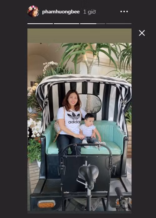 Phạm Hương đưa mẹ sang Mỹ sống từ cuối năm 2018.