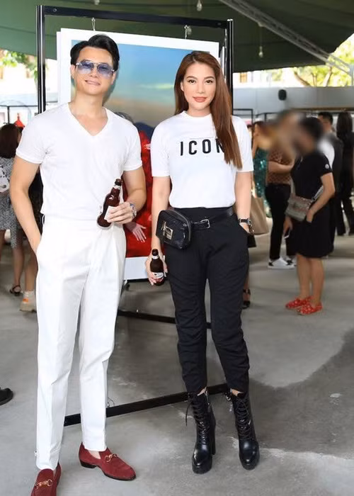 Cặp đôi sao Việt bắt đầu vướng nghi vấn hẹn hò vào năm 2019. Trước tin đồn là một cặp, Anh Dũng và Trương Ngọc Ánh từng phủ nhận. Khi công khai hẹn hò, cả hai nhận được sự ủng hộ của nhiều khán giả. Ảnh: FB Anh Dũng