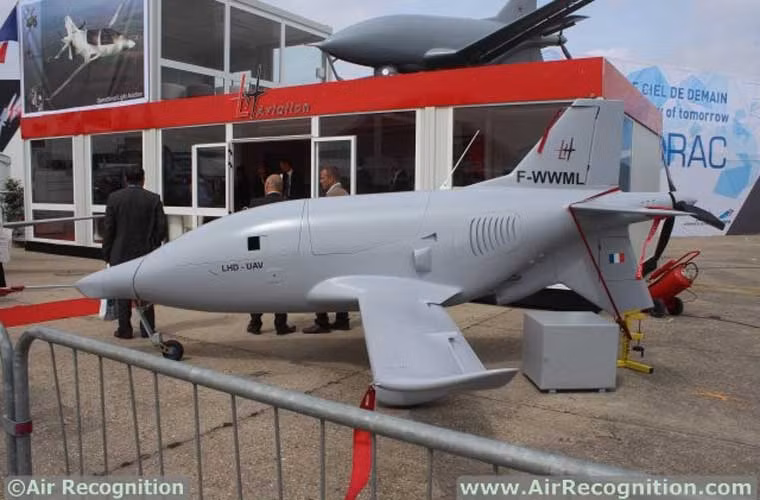 Một mẫu UAV trinh sát có hình dạng kỳ lạ do Pháp sản xuất.
