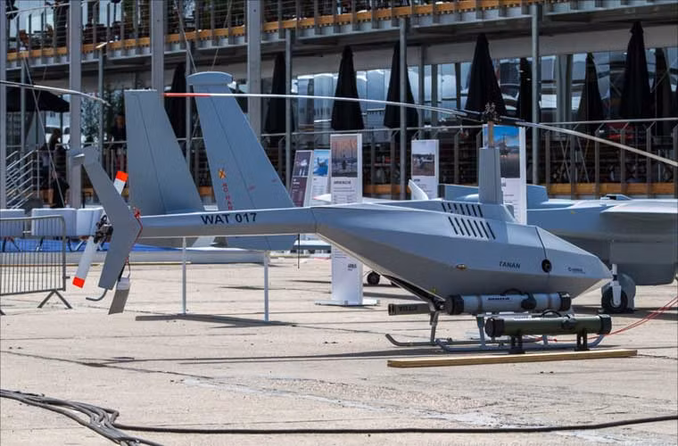 UAV trực thăng Tanan 300 do công ty hàng không Airbus sản xuất.