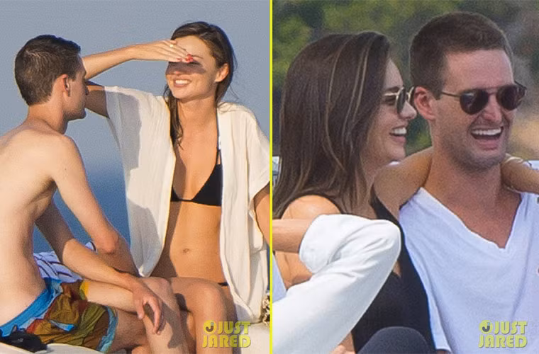 Mặc dù hơn tình trẻ tới 7 tuổi, nhưng nhìn Miranda Kerr không già hơn Evan. Vẻ đẹp tươi trẻ và ngọt ngào của cô giúp cô luôn tự tin bên cạnh chàng phi công.