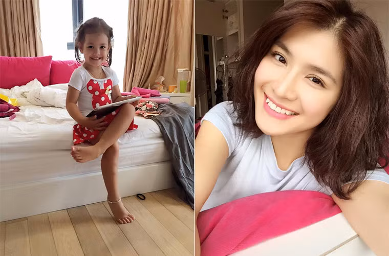 Tháng 5/2012, nữ diễn viên Bích Huyền bất ngờ kết hôn với một doanh nhân người Thụy Điển, tên Johan và hạ sinh bé gái tên Amanda. Cô con gái của Bích Huyền được khen là một trong những em bé lai xinh đẹp của sao Việt.