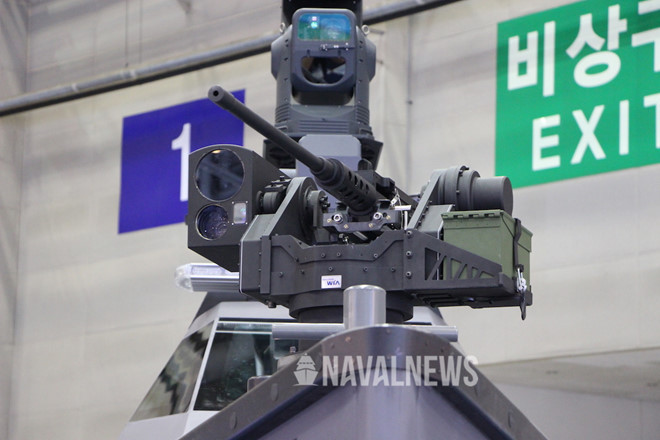 Sea Sword II được thiết kế cho nhiệm vụ trinh sát vũ trang với trạm vũ khí điều khiển từ xa lắp đại liên 12,7 mm. Nó cũng có thể cấu hình lại cho nhiệm vụ quét mìn, lắp bệ phóng rocket cho nhiệm vụ tấn công mặt đất. Ảnh: Naval News.