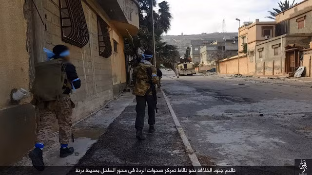 “Lô cốt di động” của phiến quân IS trên đường phố. Nguồn ảnh: Oryx